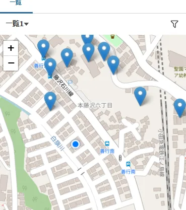地図表示プラグイン - 現在地表示